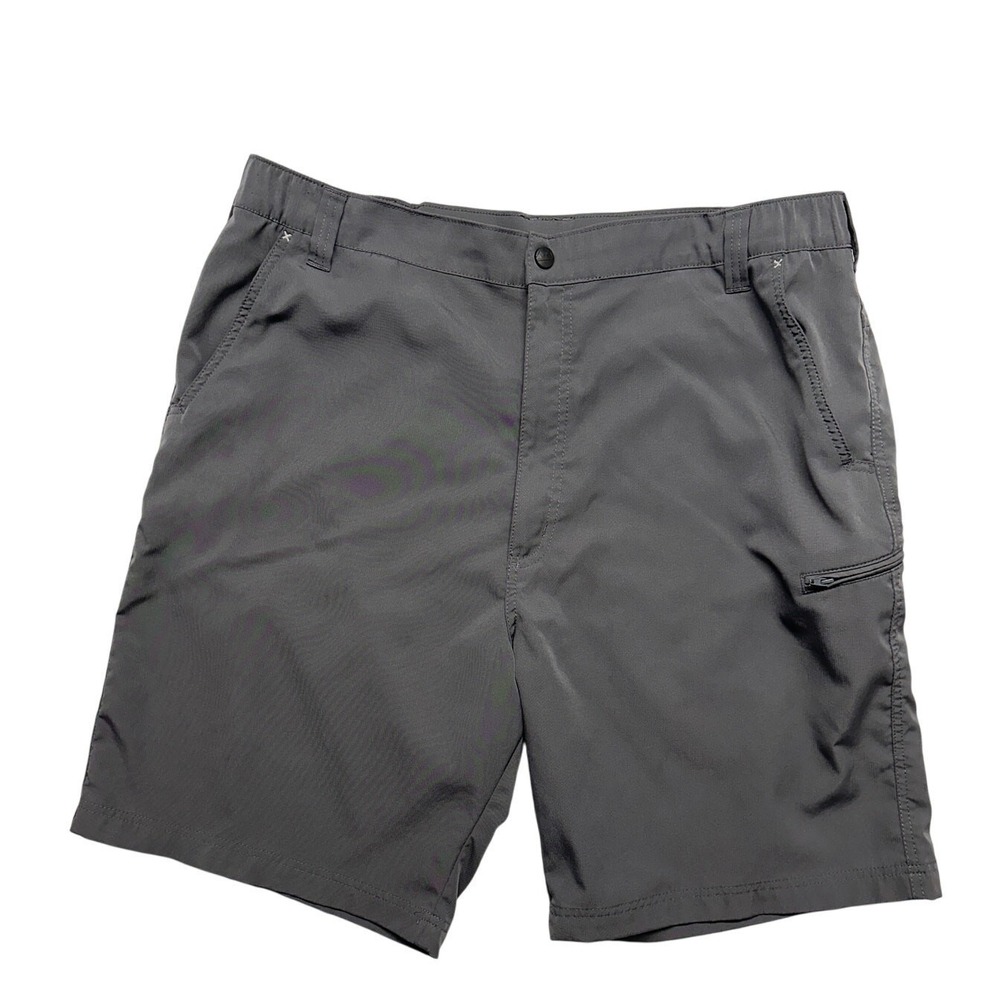 Wrangler Outdoor Cargo Shorts 40 Gray Hiking Utility Gorpcore Mens Lightweight - Picture 2 of 10